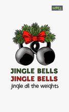 Load image into Gallery viewer, Jingle (Kettle) Bells Gym Towel