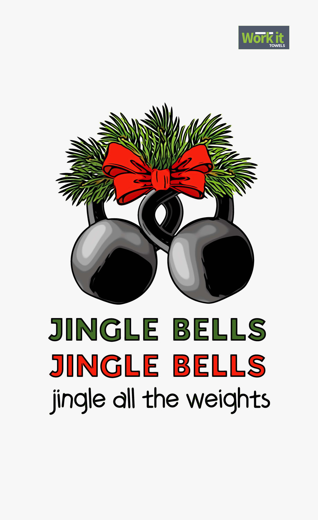 Jingle (Kettle) Bells Gym Towel