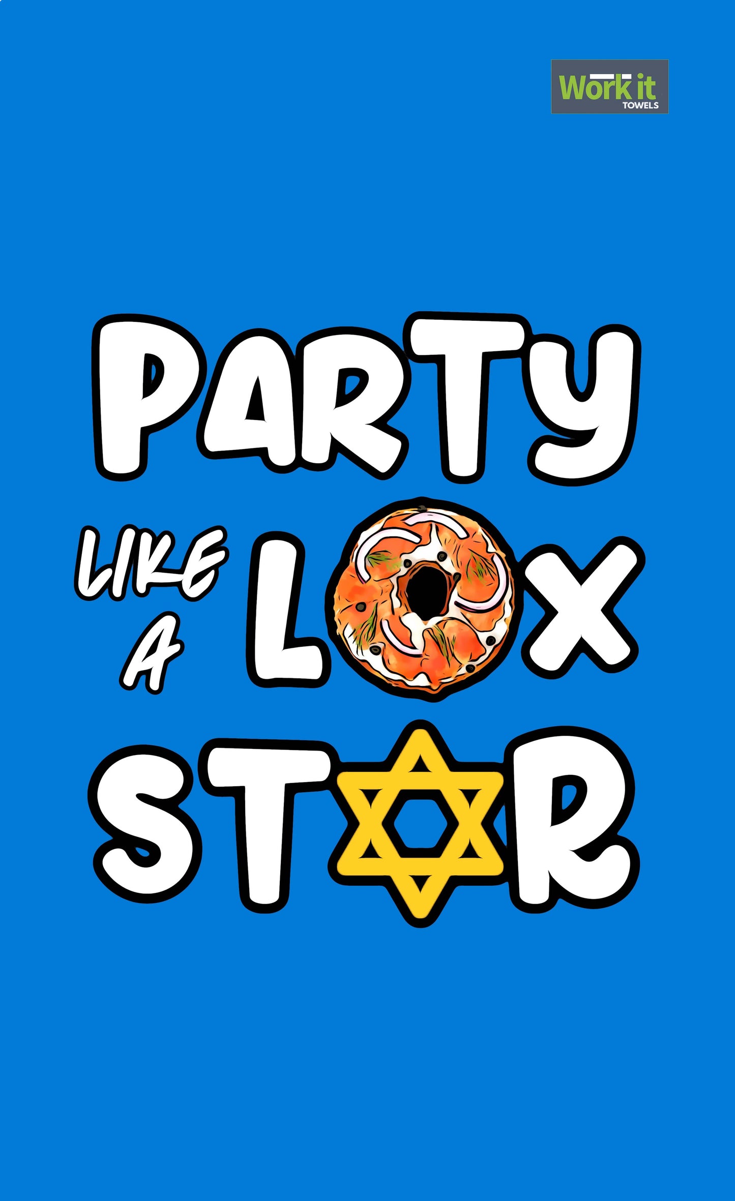 Party like a Lox Star Gym Towel