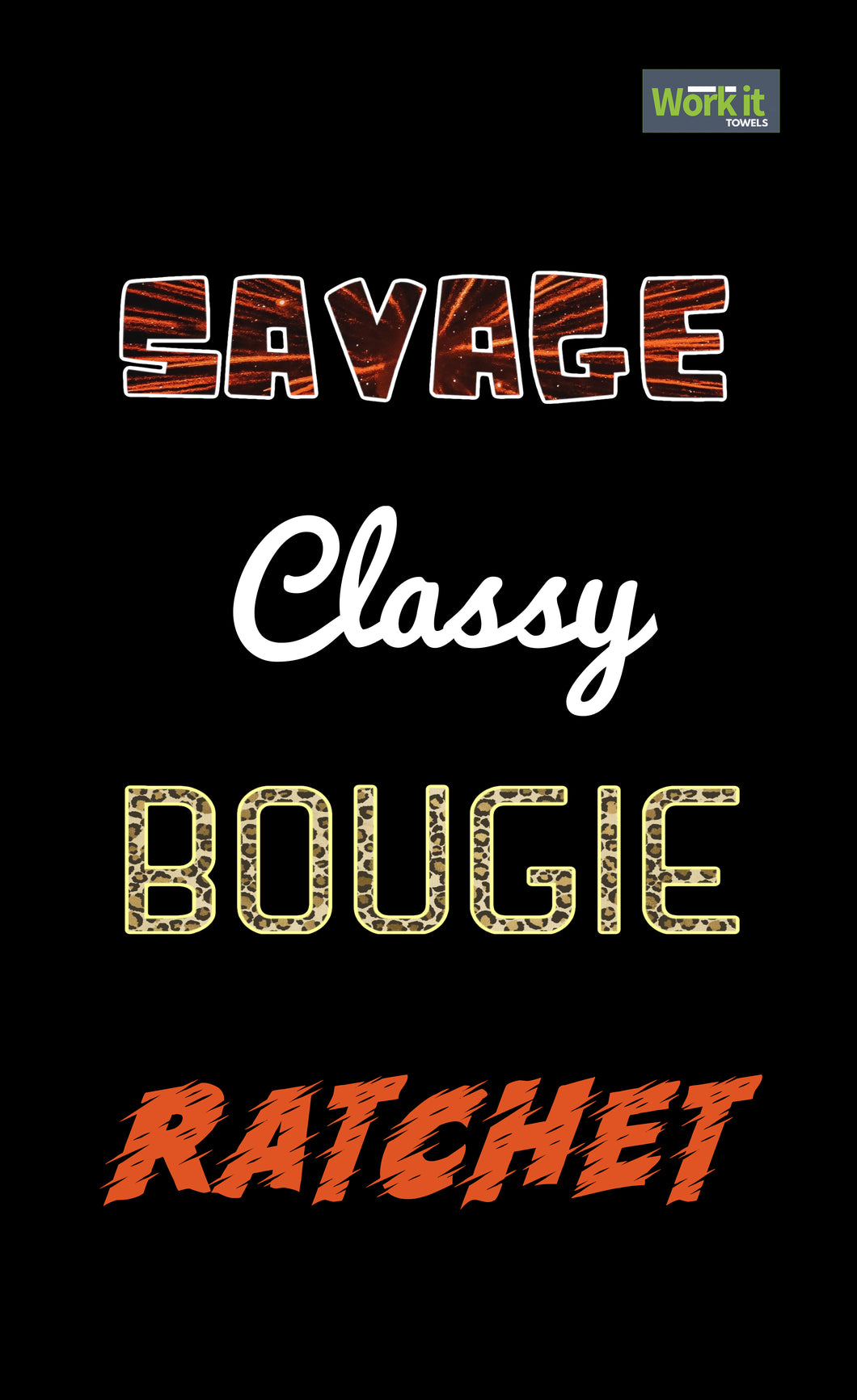 SAVAGE - work it towels