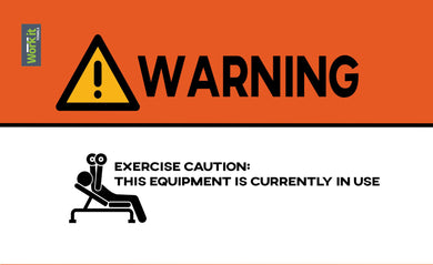 Warning: Equipment in Use Gym Towel