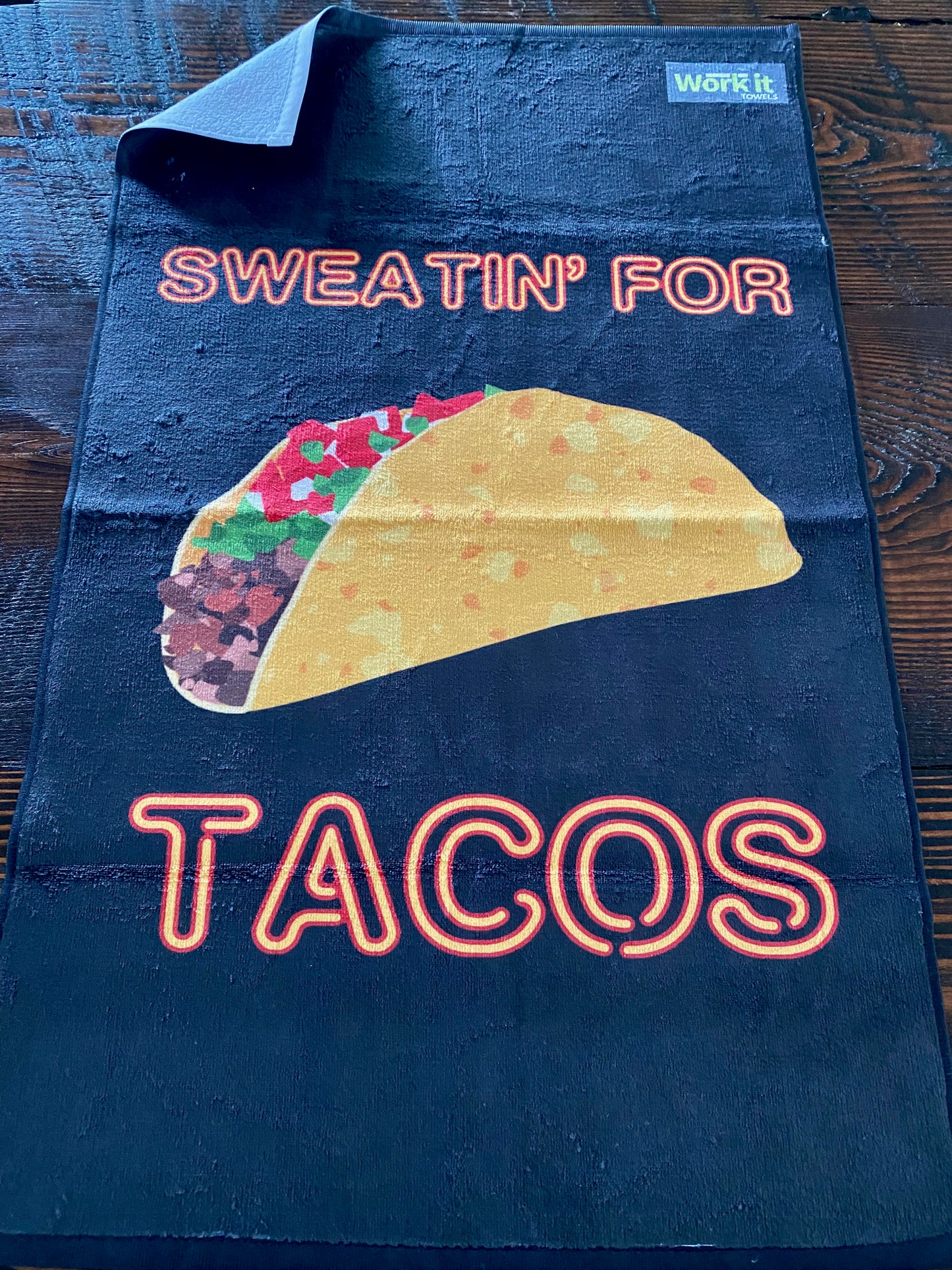 Sweatin' for Tacos Gym Towel