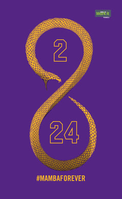 Mamba Forever- gold - work it towels