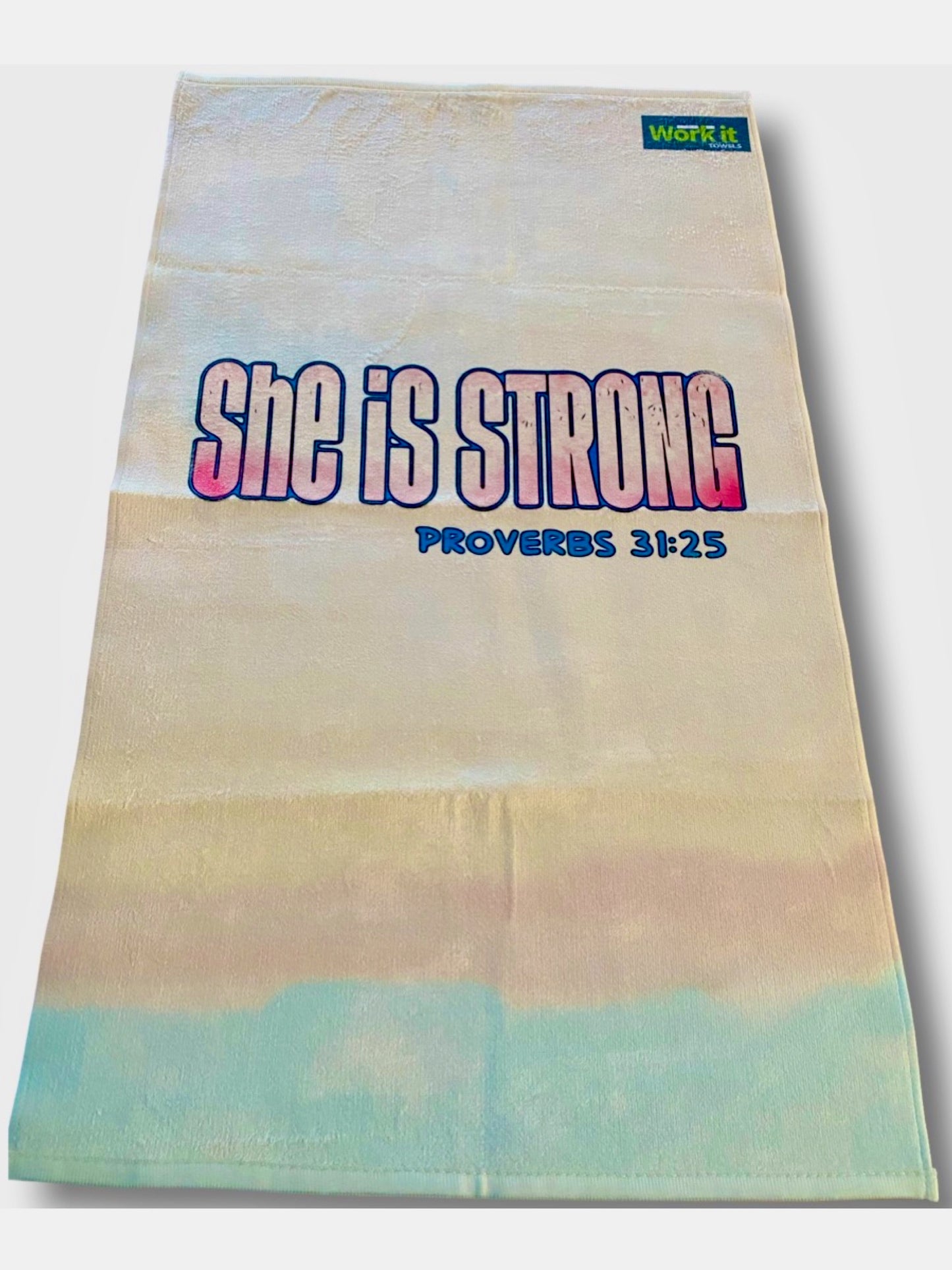 She is Strong Gym Towel